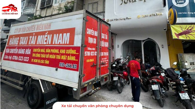 Xe vận tải chuyển văn phòng chuyên dụng