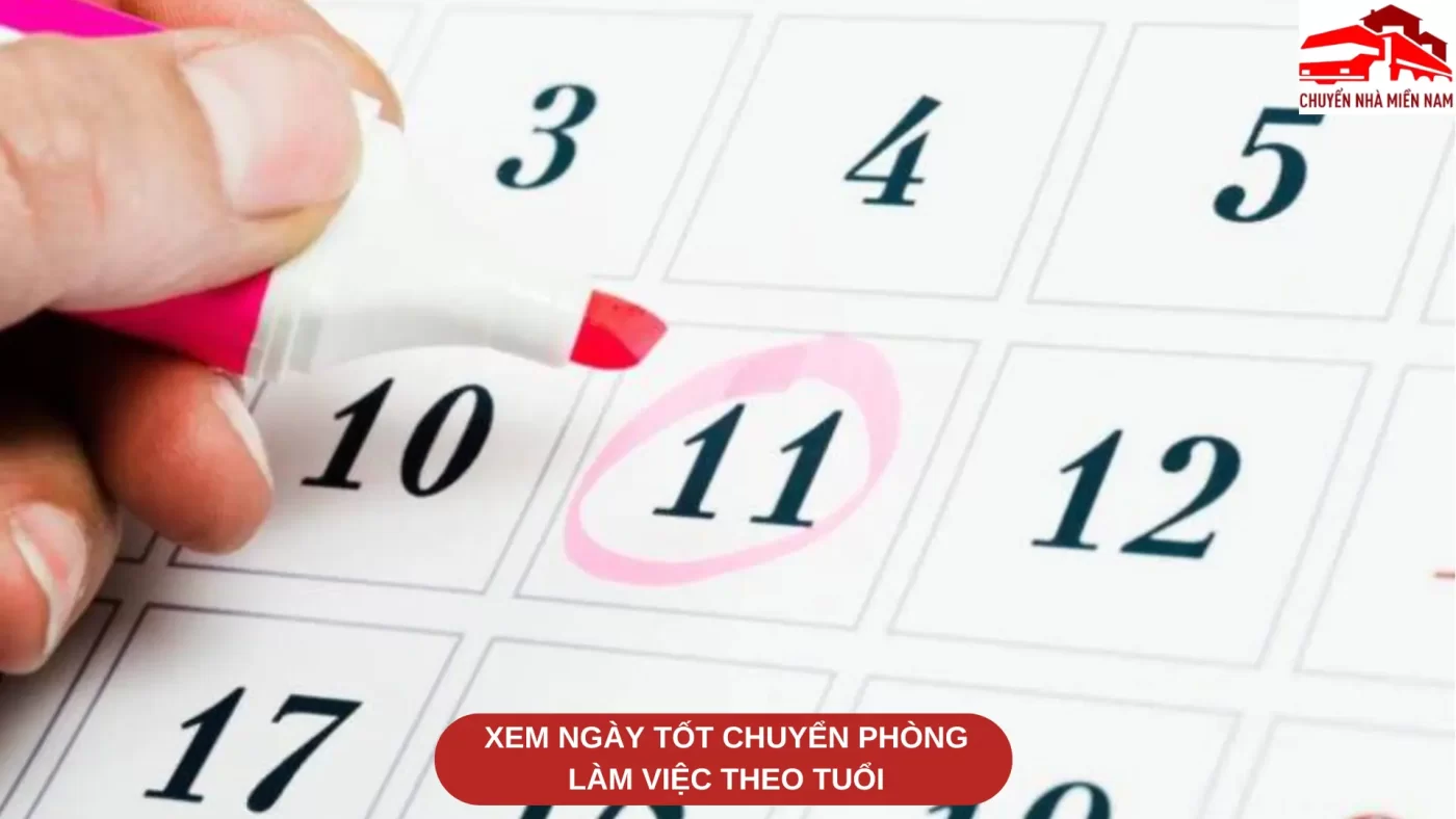 Xem ngày tốt chuyển phòng làm việc theo tuổi