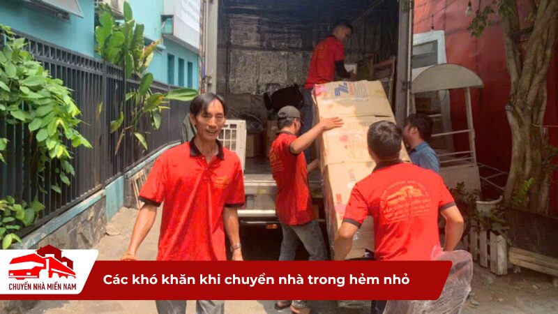 Các khó khăn khi chuyển nhà trong hẻm nhỏ