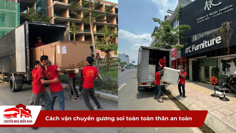 Cách đóng gói gương soi toàn thân an toàn, chuyên nghiệp