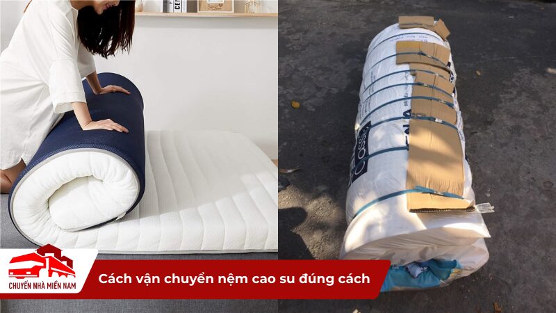 Cách vận chuyển nệm cao su đúng cách