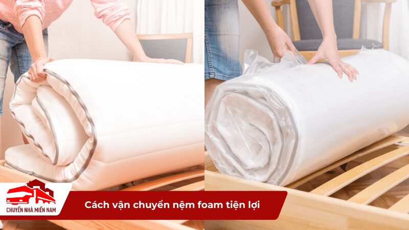 Cách vận chuyển nệm foam tiện lợi