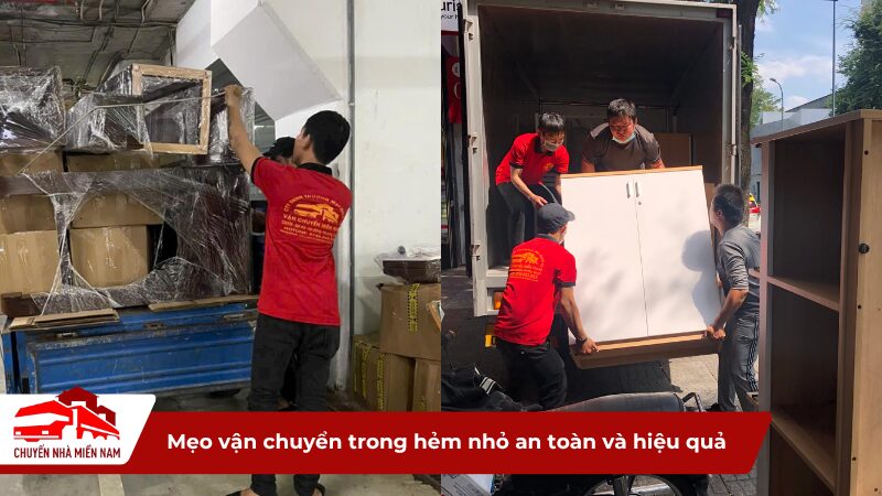 Mẹo chuyển nhà trong hẻm nhỏ an toàn và hiệu quả