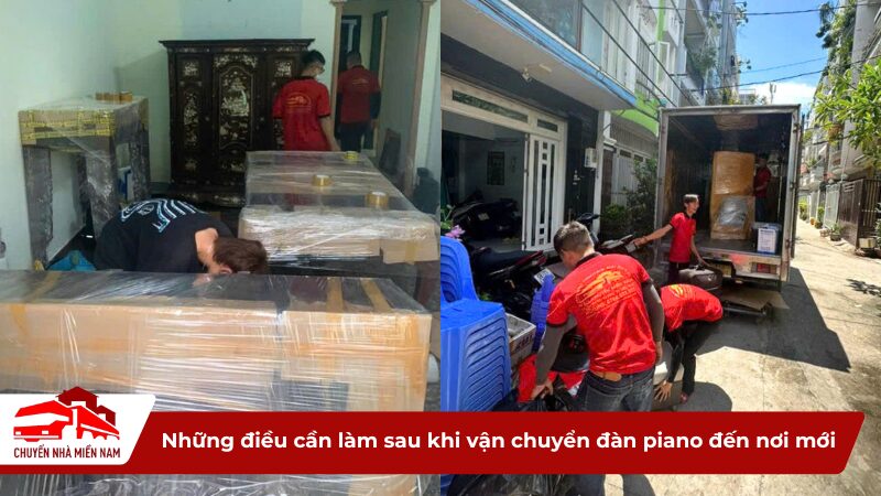Những điều cần làm sau khi vận chuyển đàn piano đến nơi mới