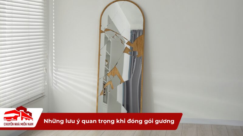 Những lưu ý quan trọng khi đóng gói gương