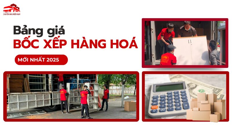 Bảng giá bốc xếp hàng hóa mới nhất