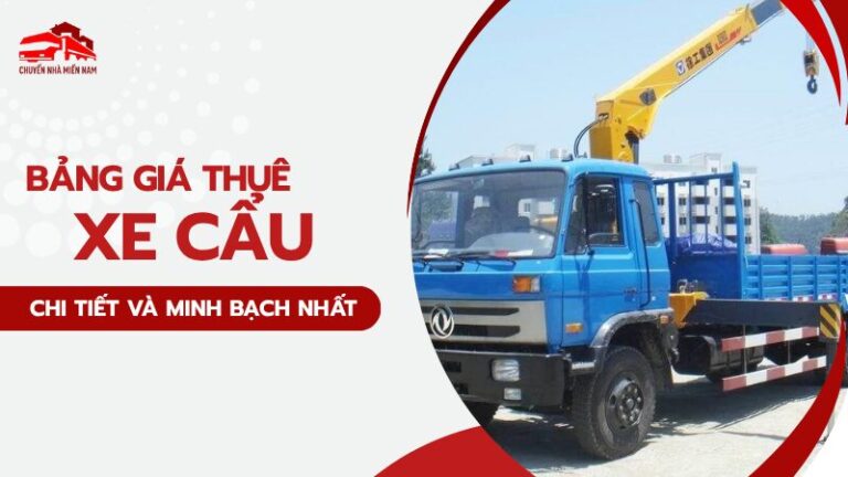 bảng giá thuê xe cẩu