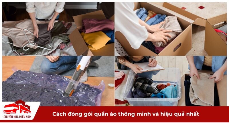 cách đóng gói quần áo chuyên nghiệp