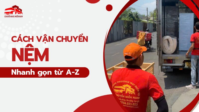 cách vận chuyển nệm