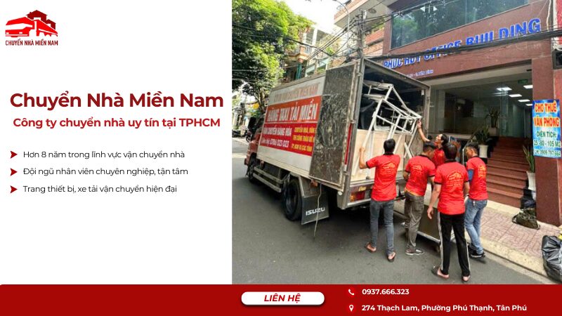 Chuyển Nhà Miền Nam - Công ty chuyển nhà uy tín tại TPHCM