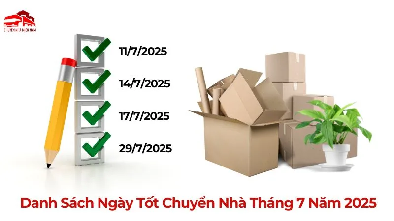 Danh sách ngày tốt chuyển nhà tháng 7 năm 2025