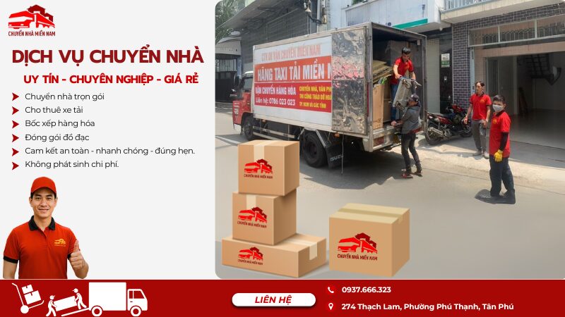 Dịch vụ chuyển nhà giá rẻ chuyên nghiệp, uy tín