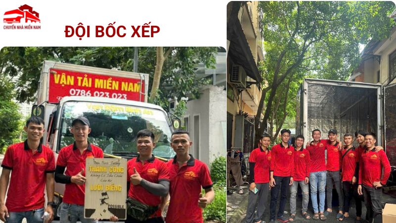 Đội bốc xếp của Chuyển Nhà Miền Nam