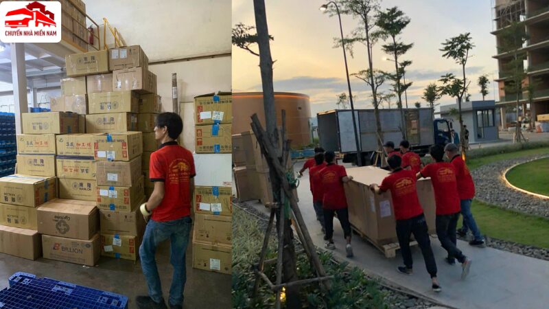 Đóng hàng container tại KCN Sóng Thần