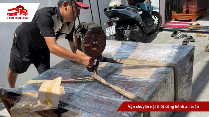 Khó khăn khi vận chuyển các nội thất cồng kềnh