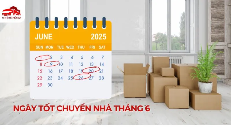 ngày tốt chuyển nhà tháng 6