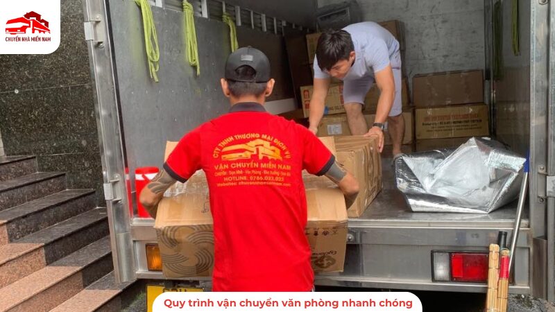 Quy trình vận chuyển văn phòng nhanh chóng