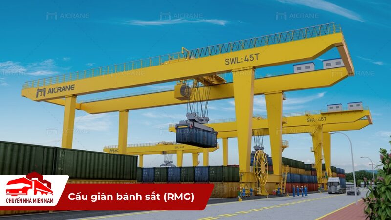 Cẩu giàn bánh sắt (RMG)
