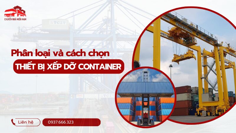 Thiết bị xếp dỡ container an toàn