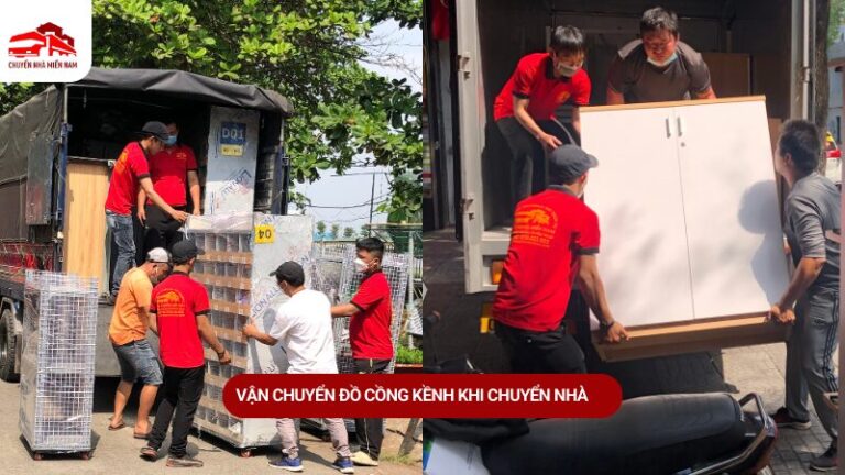 Vận chuyển đồ cồng kềnh khi chuyển nhà