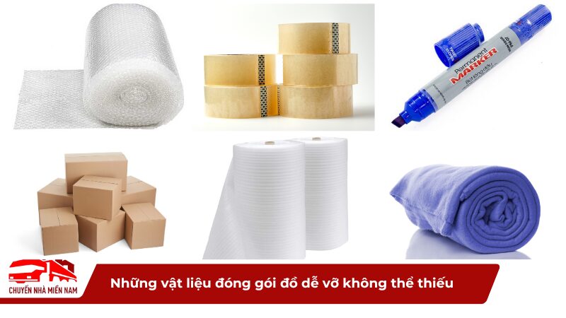 Những vật liệu đóng gói đồ dễ vỡ không thể thiếu