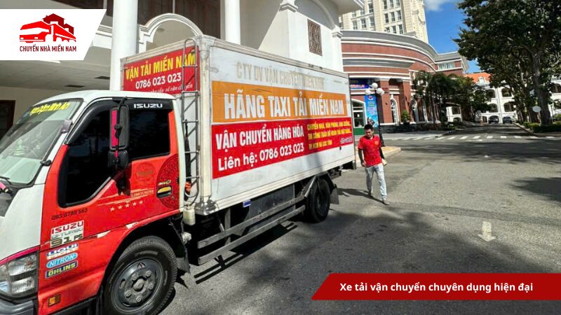 Xe tải vận chuyển chuyên dụng hiện đại