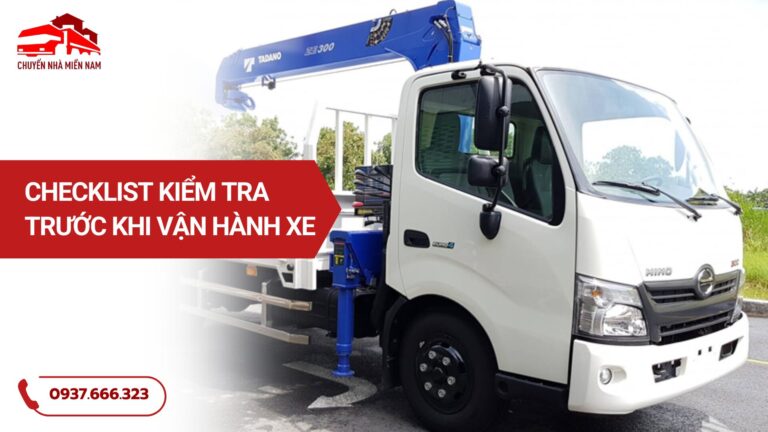 Checklist Kiểm Tra Trước Khi Vận Hành Xe Cẩu