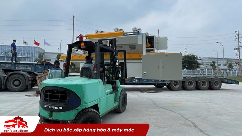 Dịch vụ bốc xếp hàng hóa máy móc an toàn