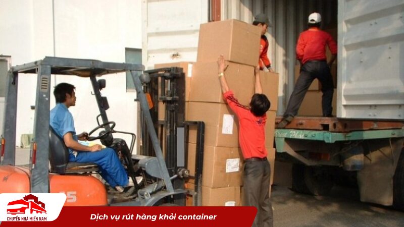 Dịch vụ rút hàng khỏi container