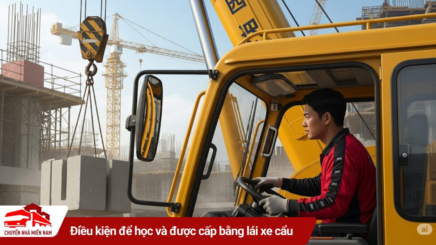 Điều kiện để học và được cấp bằng lái xe cẩu