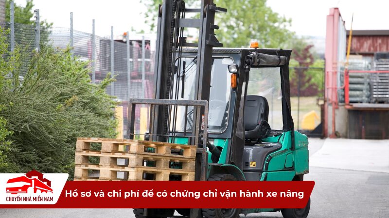 Hồ sơ và chi phí để có chứng chỉ vận hành xe nâng