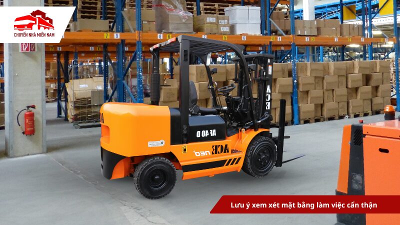 Lưu ý quan trọng khi thuê xe nâng tại KCN Biên Hòa