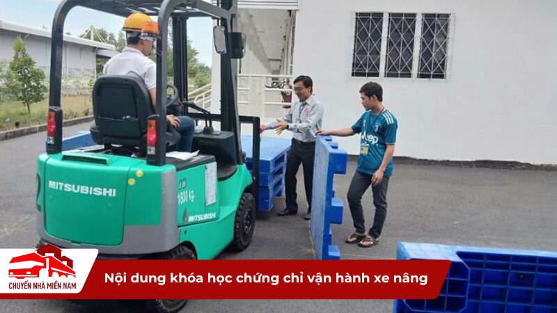 Nội dung khóa học chứng chỉ vận hành xe nâng