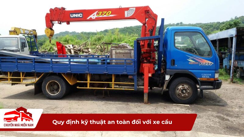 Quy định kỹ thuật an toàn đối với xe cẩu