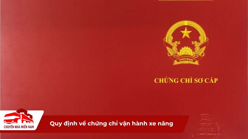 Quy định về chứng chỉ vận hành xe nâng