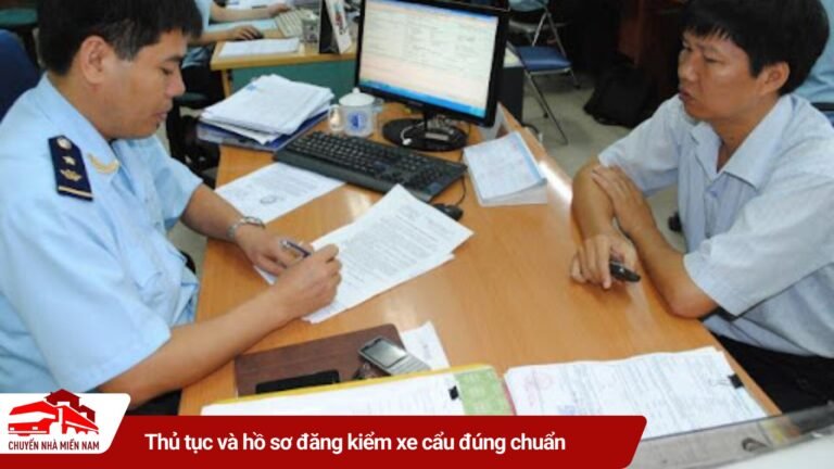 Thủ tục hồ sơ cần chuẩn bị khi đăng kiểm xe