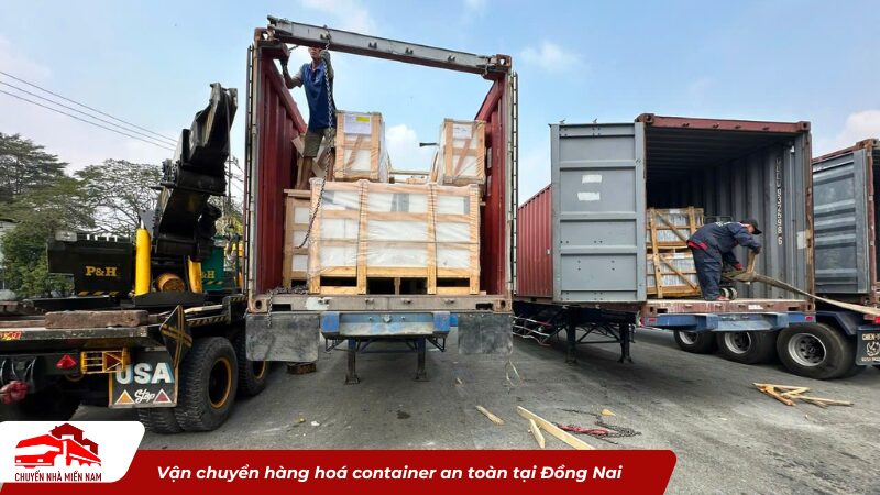 Vận chuyển hàng hoá container an toàn Đồng Nai