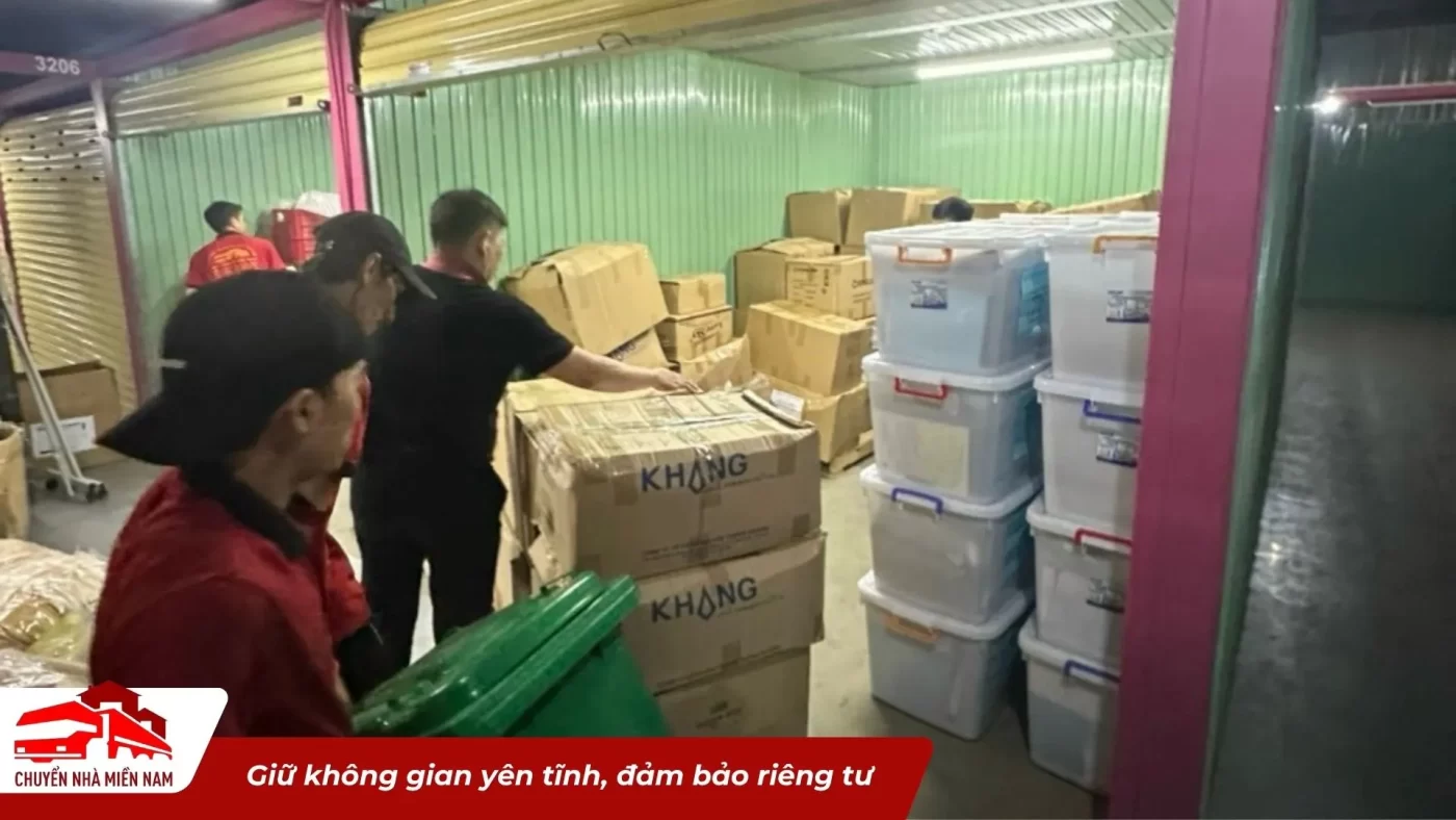 Bốc xếp giữ không gian yên tĩnh đảm bảo riêng tư
