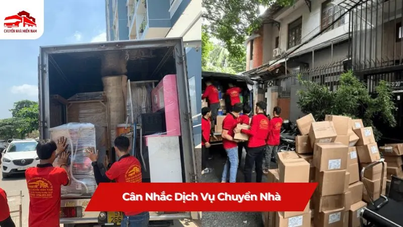 Cân Nhắc Dịch Vụ Chuyển Nhà