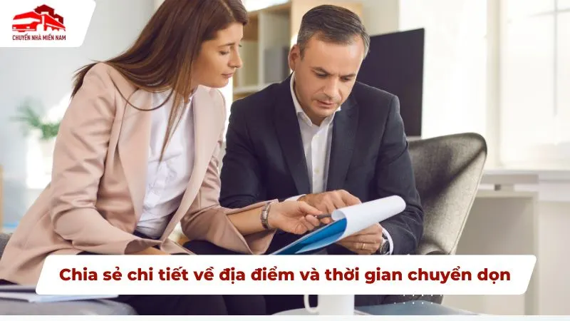 Chia sẻ chi tiết về địa điểm và thời gian chuyển dọn