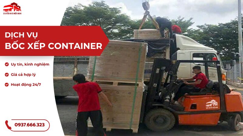 Dịch vụ bốc xếp container an toàn giá rẻ tại TPHCM