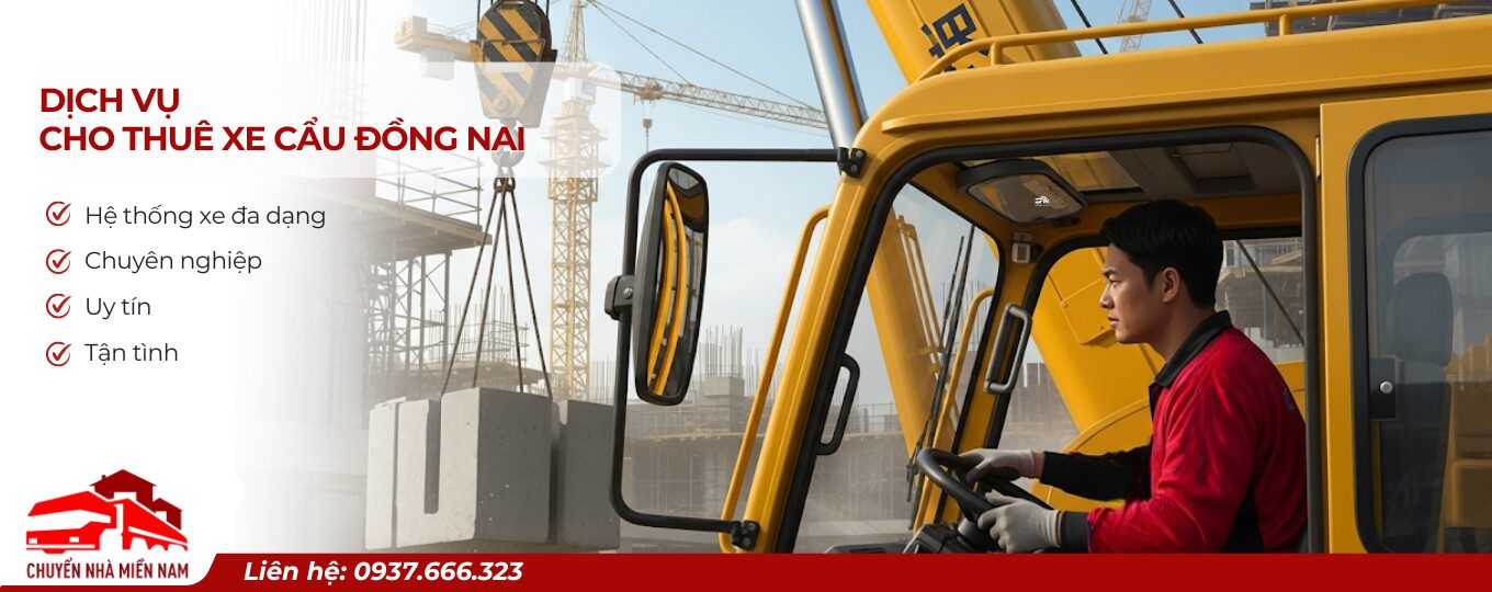 dịch vụ cho thuê xe cẩu tại Đồng Nai