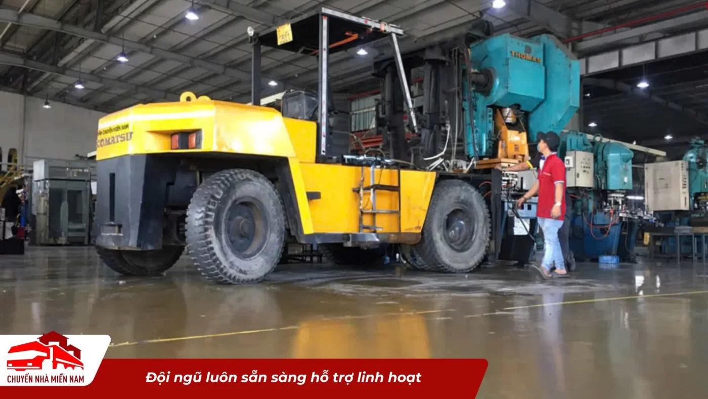 Đội ngũ luôn sẵn sàng hỗ trợ linh hoạt