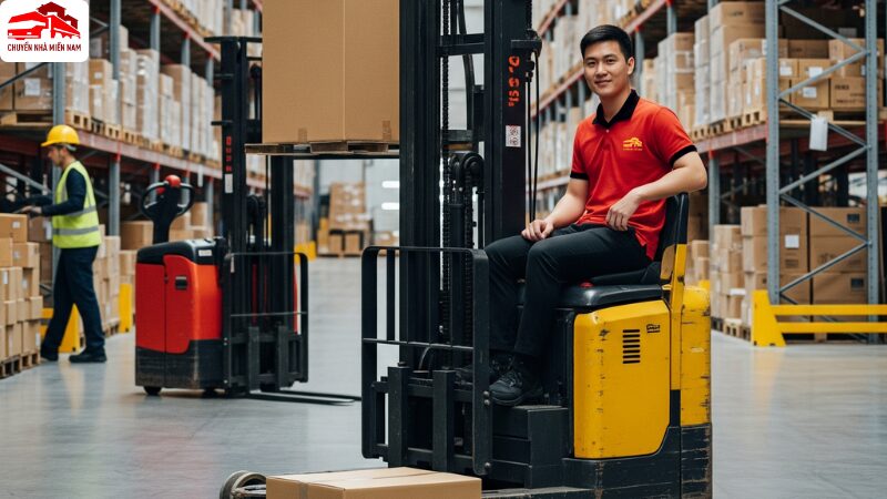 Đội ngũ kỹ thuật viên vận hành xe nâng của chúng tôi có trên 8 năm kinh nghiệm
