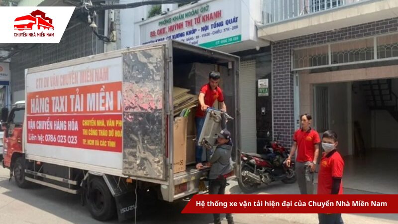 Xe vận tải hiện đại của Chuyển Nhà Miền Nam