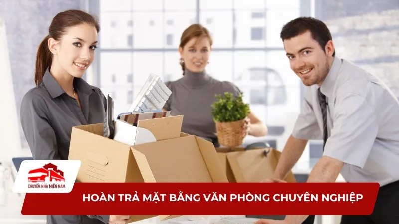 Hoàn trả mặt bằng văn phong chuyên nghiệp