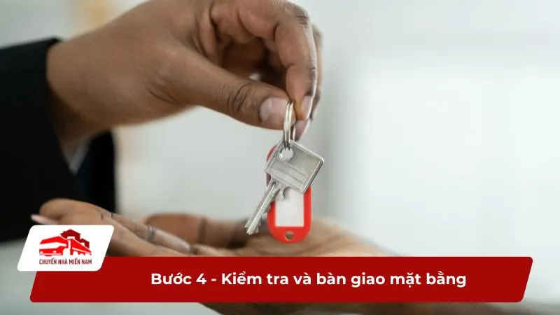 Kiểm tra và bàn giao mặt bằng
