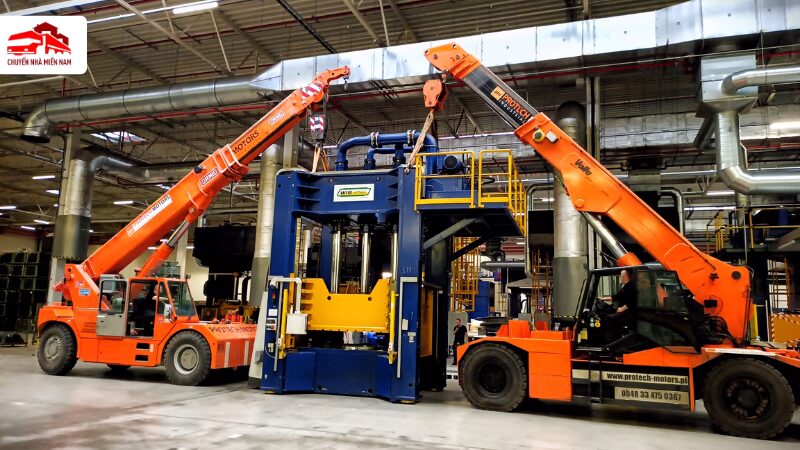 Nâng hạ di dời máy móc nhà xưởng