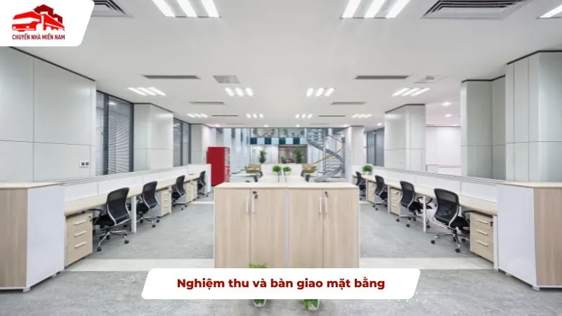 Nghiệm thu và bàn giao mặt bằng