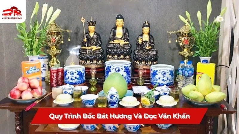 Quy trình bốc bát hương và đọc văn khấn